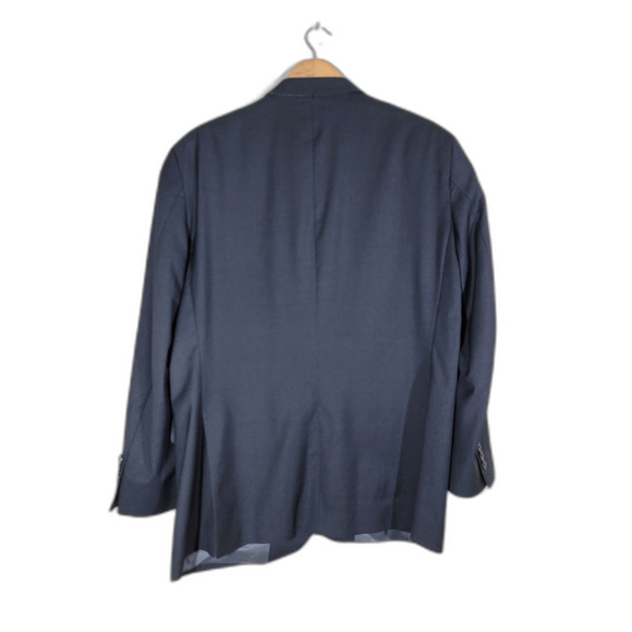 Peter Millar Aqua Nanoluxe Black Wool Sport Coat Suit Jacket Blazer - 42S - Picture 3 of 11